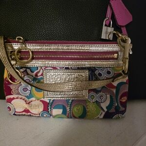 Coach Multicolor Wristlet